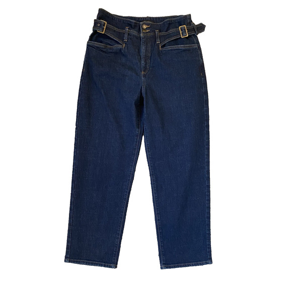 Banana Republic Factory Jeans Womens Size 31/ US 12 Ultra High Rise Taper Denim - Picture 1 of 15